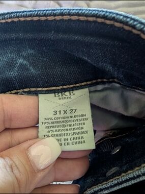 BKE Denim Women's Dark Blue Jeans - 31 x 27
